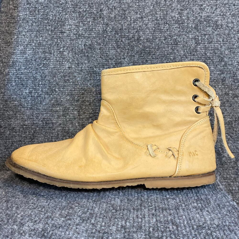 Anthropologie Musse & Cloud Women’s 8 Tan Leather Harper Clelsea Boot Shoes